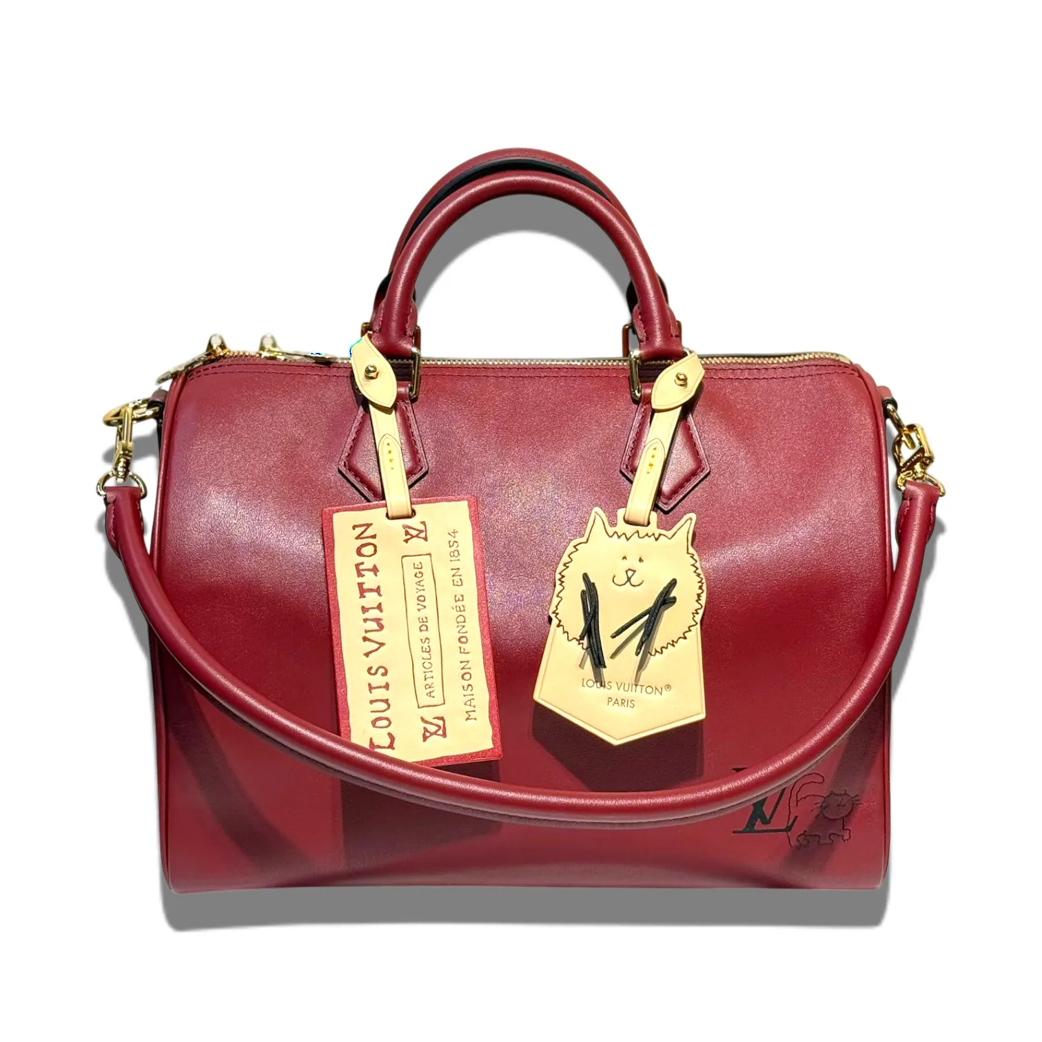 Сумка LOUIS VUITTON Speedy Soft Articles de Voyage (30 см)