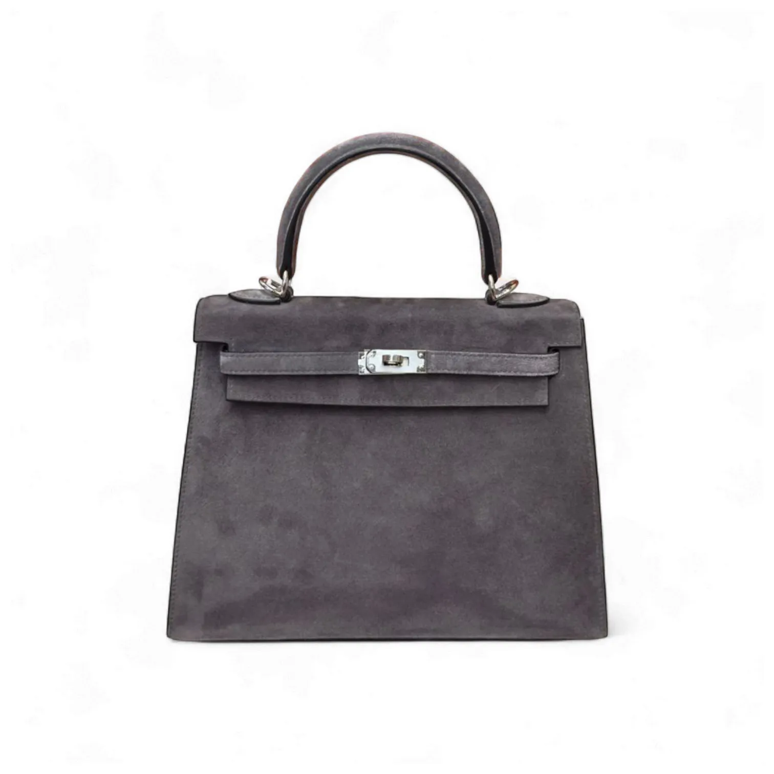 Сумка HERMES Kelly замша (25 см)