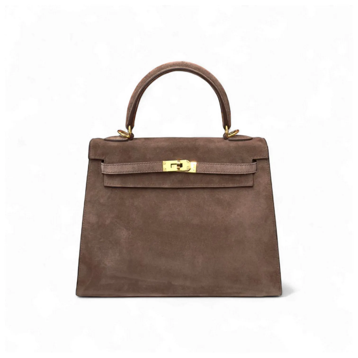 Сумка HERMES Kelly замша (25 см)