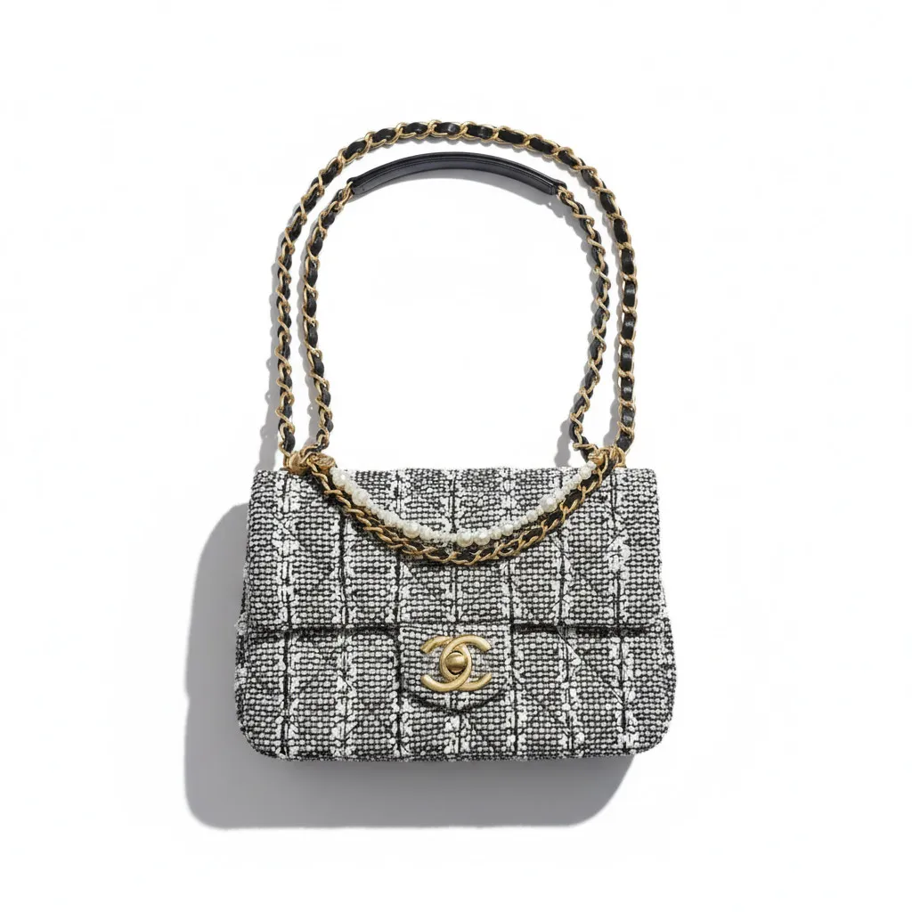 Сумка CHANEL Pearl Top Handle Flap (20 см)