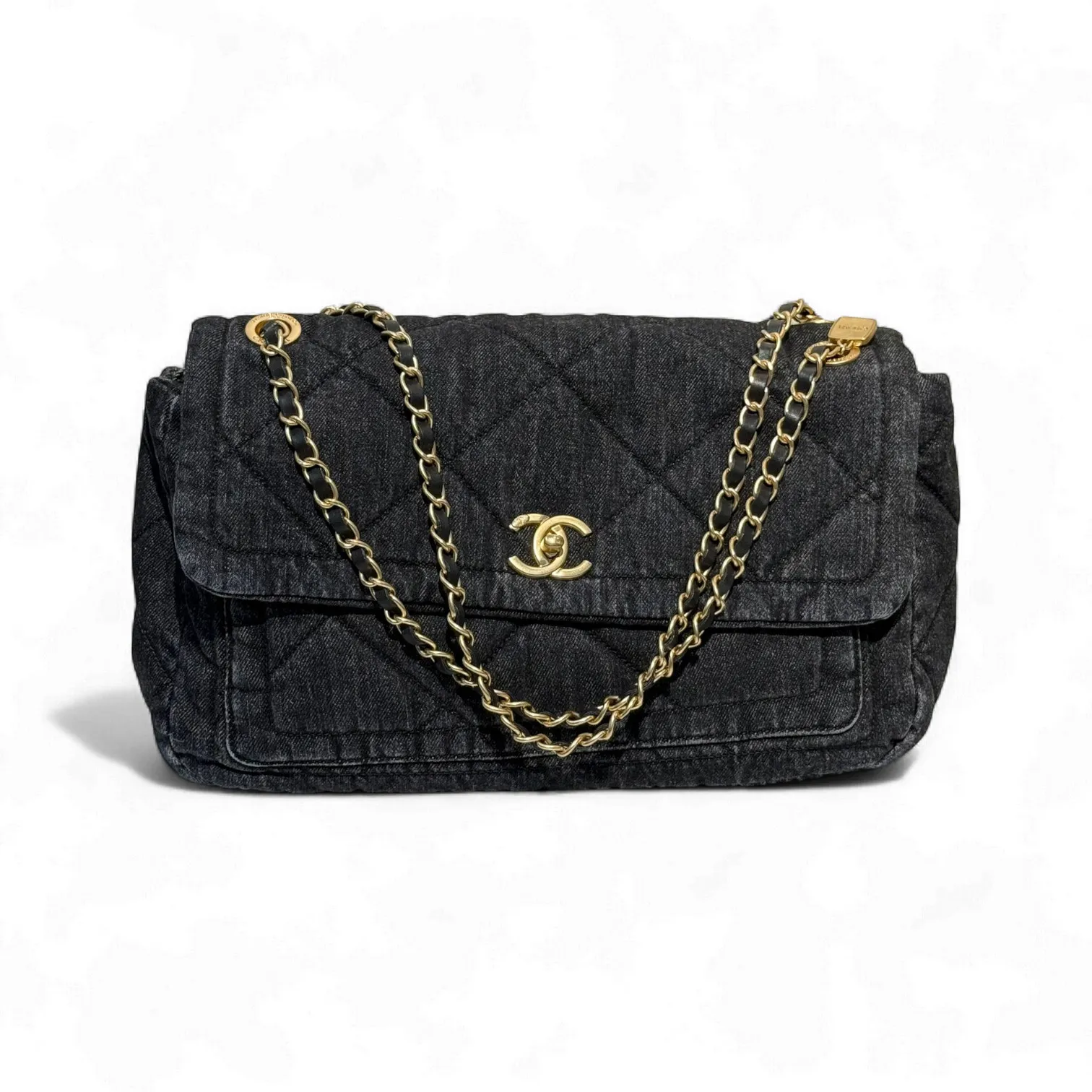 Сумка CHANEL Flap denim (33 см)