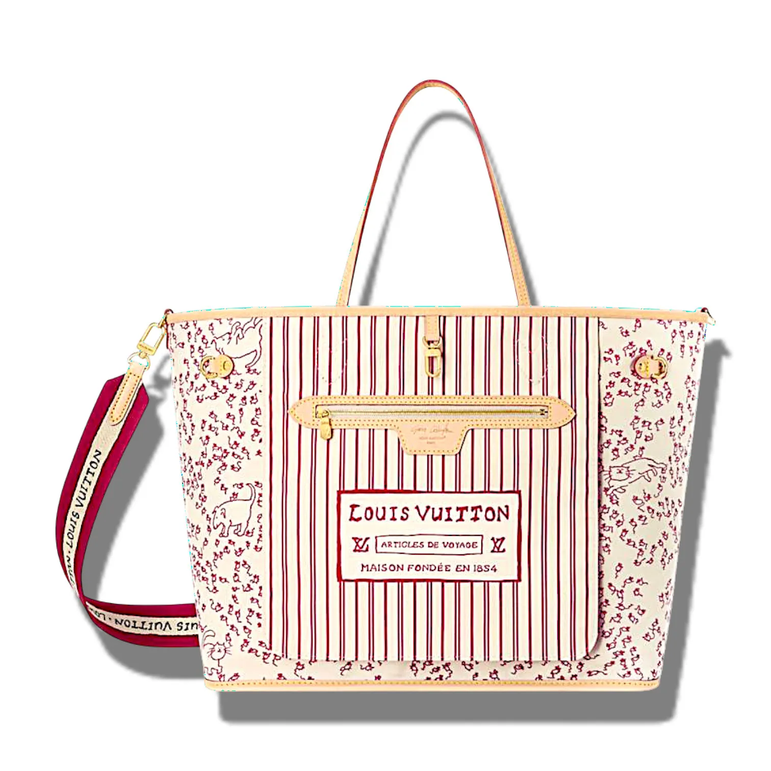 Сумка LOUIS VUITTON Neverfull Inside Out (39 см)
