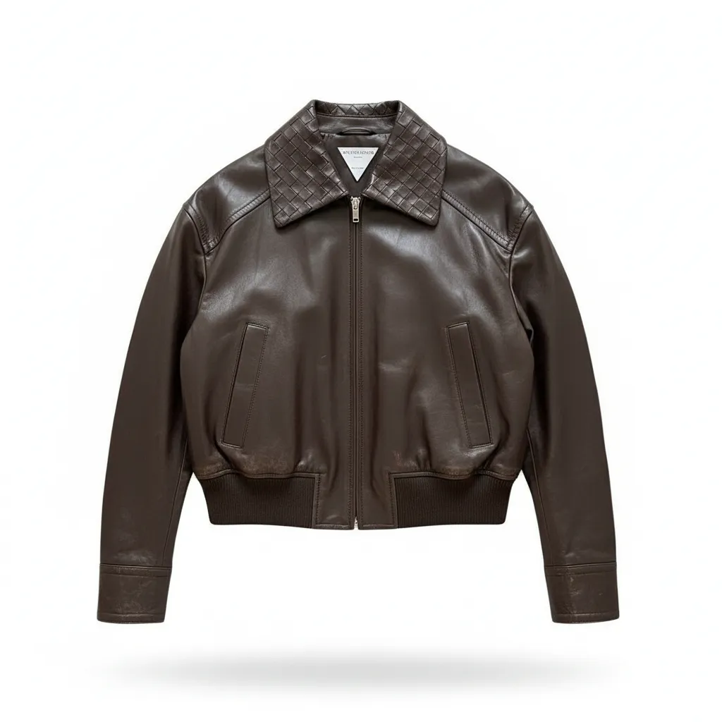 Кожаная куртка BOTTEGA VENETA