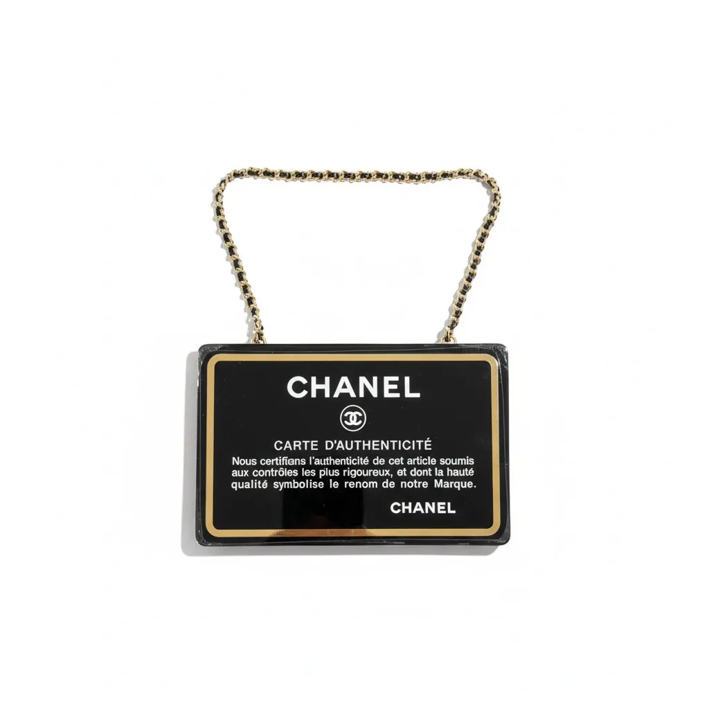 Клатч CHANEL Black Authenticity Card Minaudière (18 см)