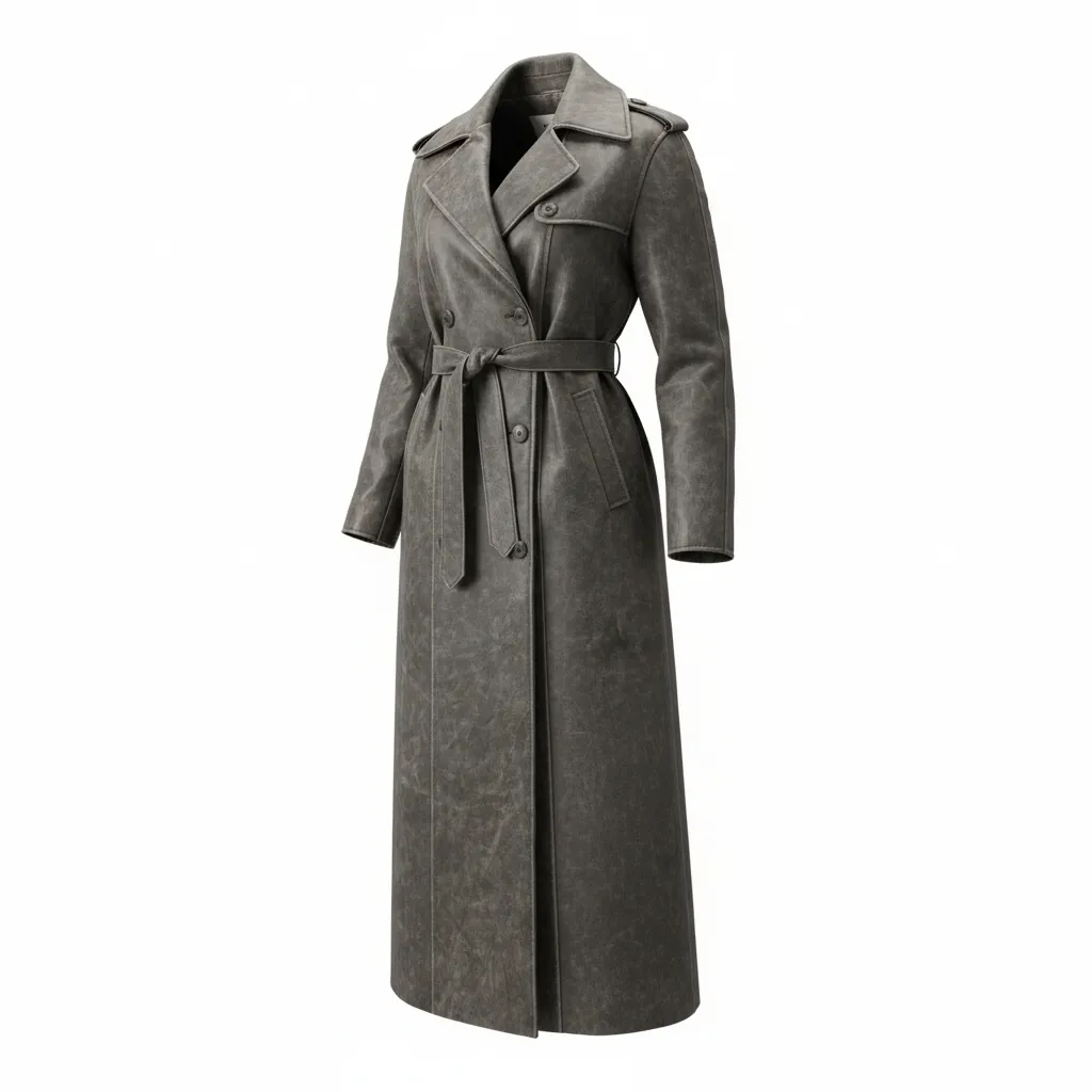 Кожаный тренч JIL SANDER