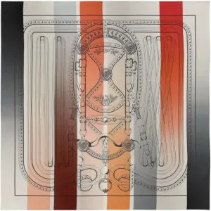Платок HERMES (90Х90 см)