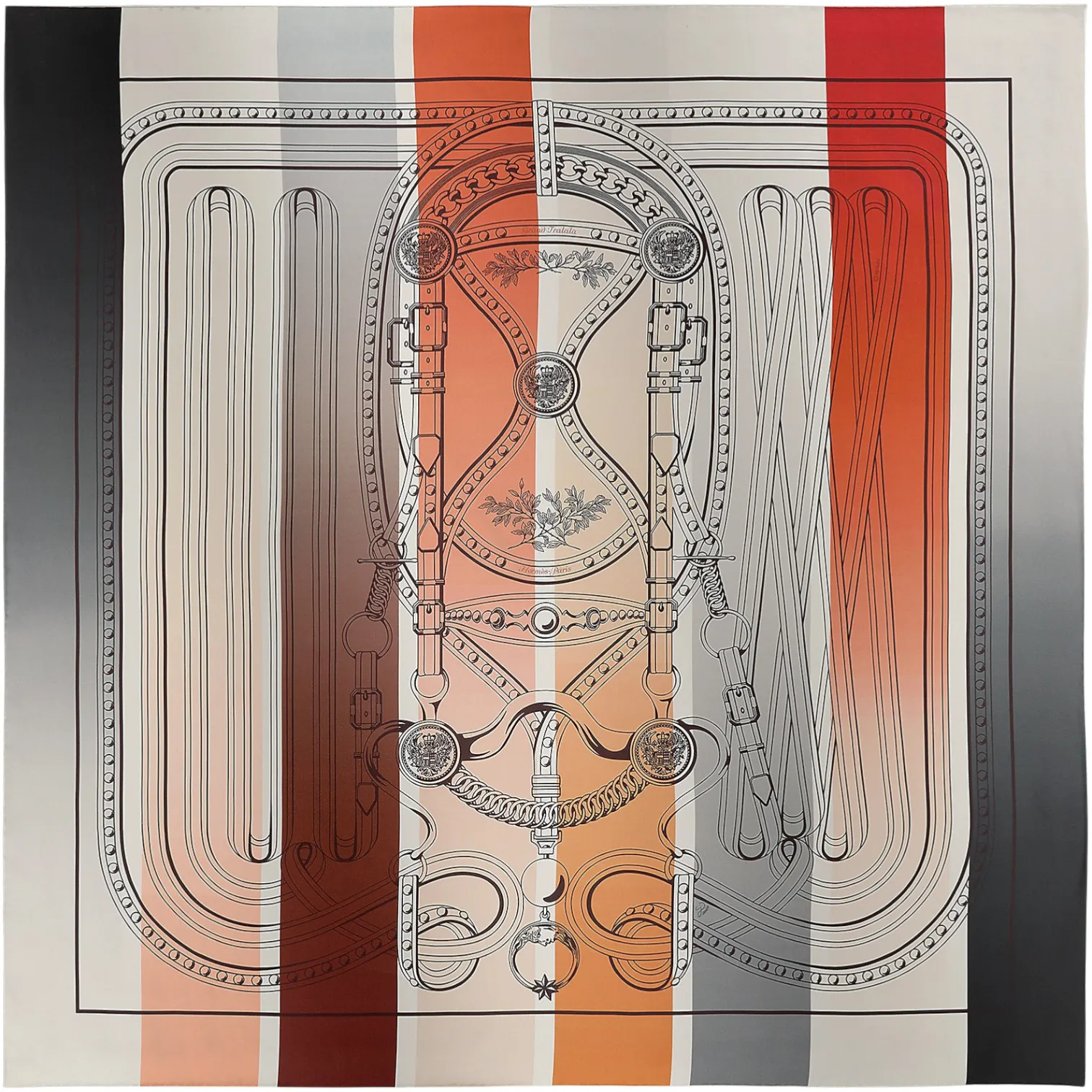 Платок HERMES (90Х90 см)