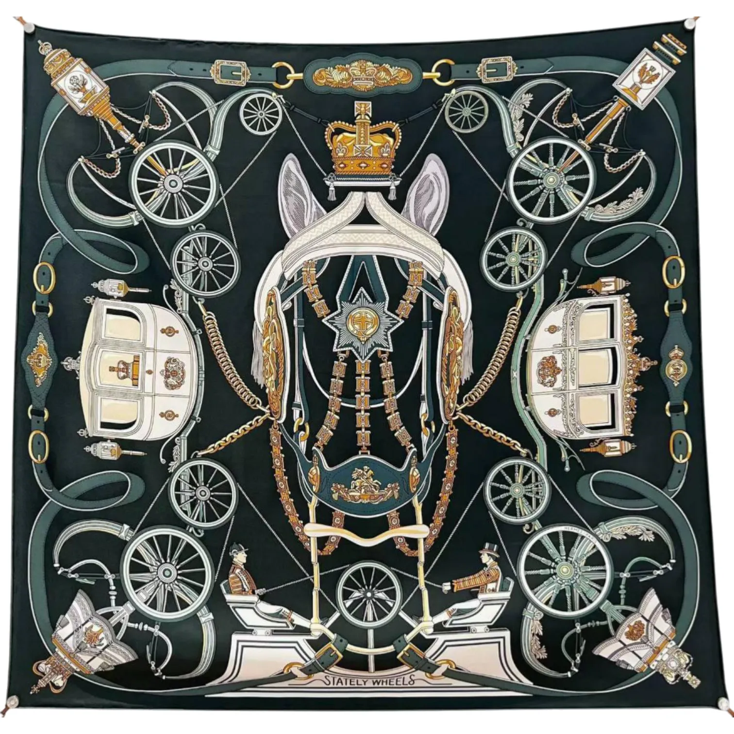 Платок HERMES (90Х90 см)