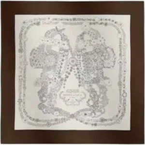 Платок HERMES (90Х90 см)
