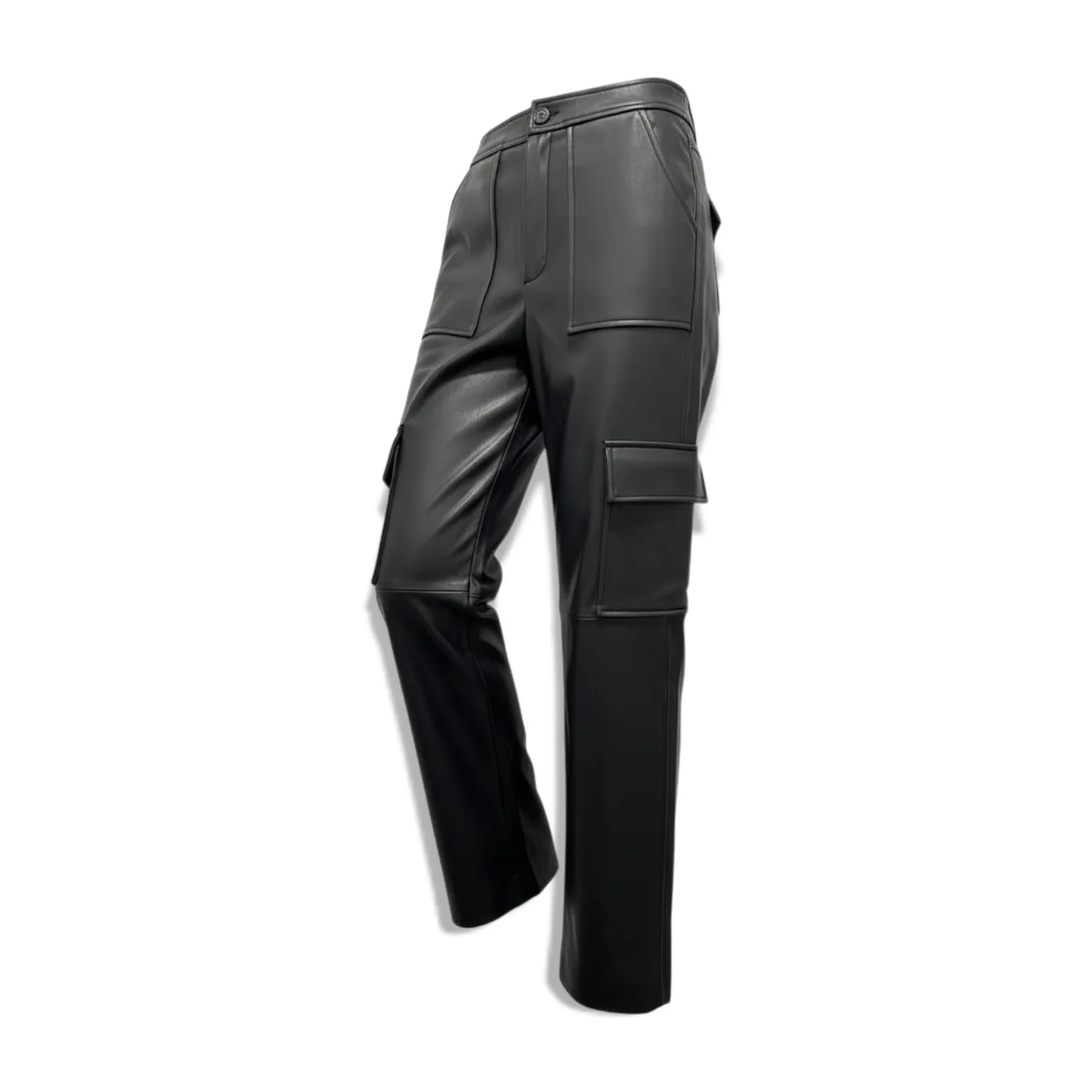 Кожаные брюки BALMAIN