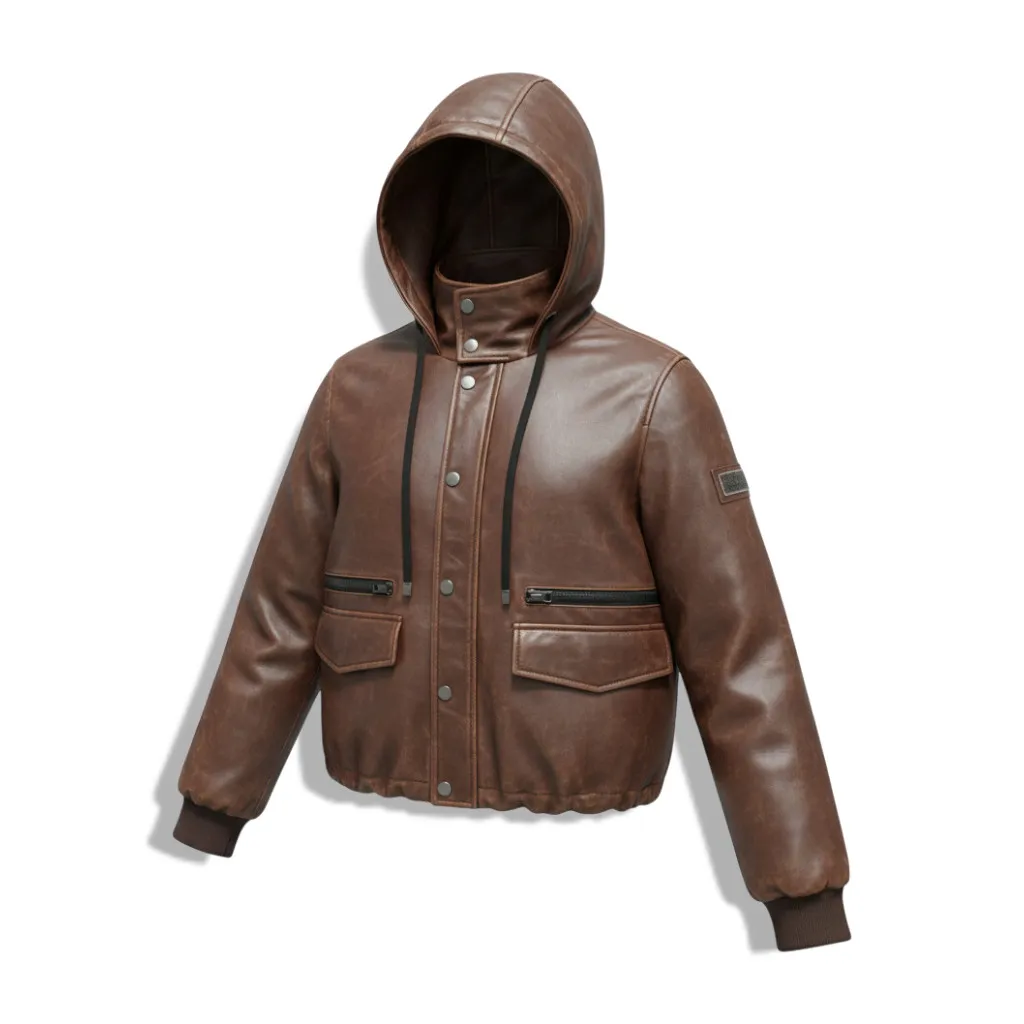 Кожаная куртка BRUNELLO CUCINELLI