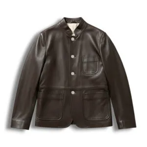 Кожаный пиджак LORO PIANA