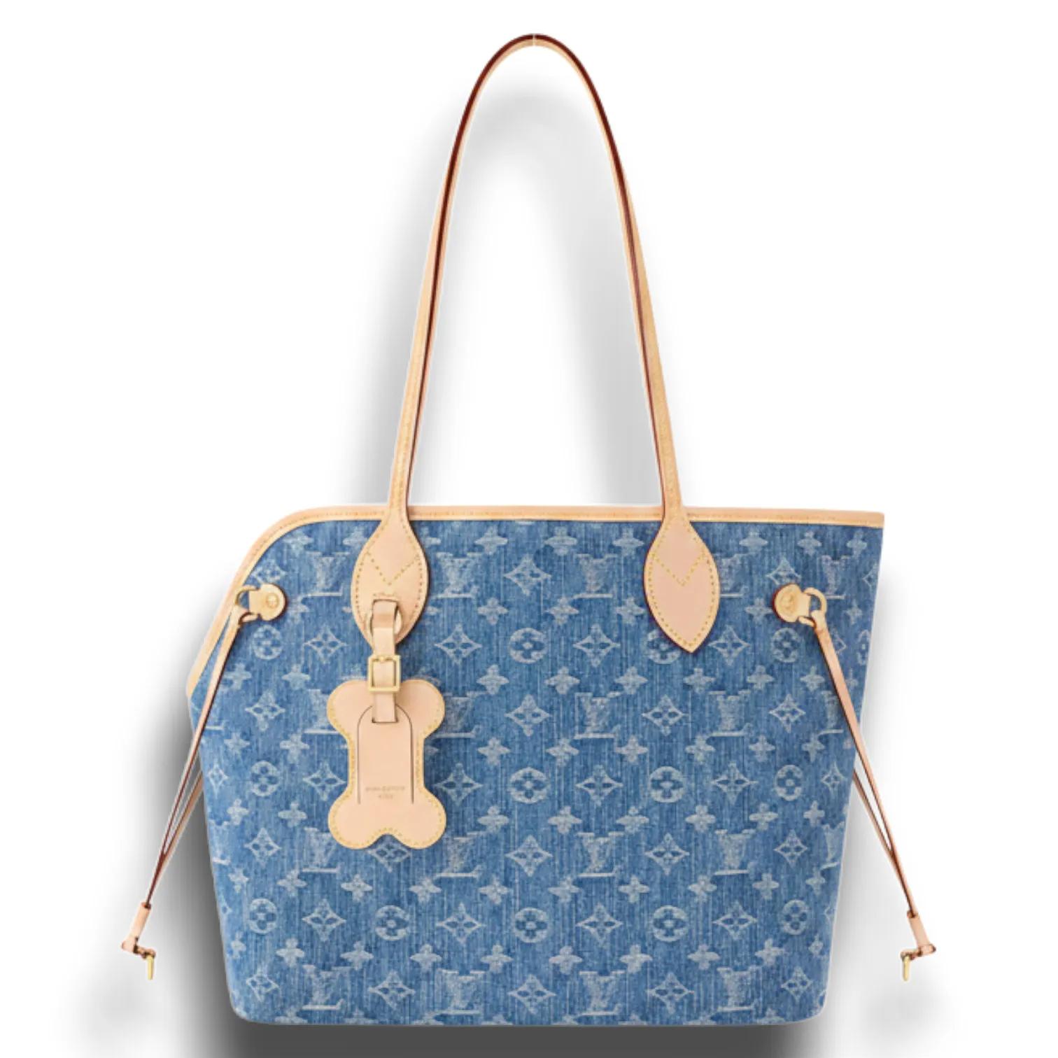 Сумка-переноска для домашних животных LOUIS VUITTON Neverfull Monogram Denim (35 см)