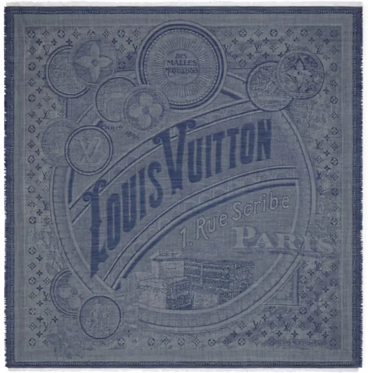 Платок LOUIS VUITTON (90Х90 см)