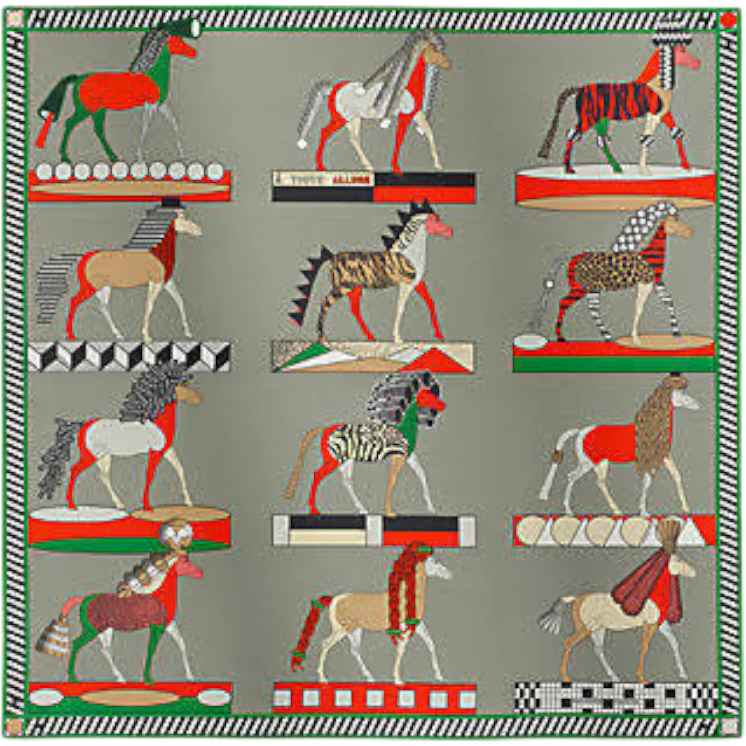 Платок HERMES (90Х90 см)