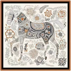 Платок HERMES (90Х90 см)