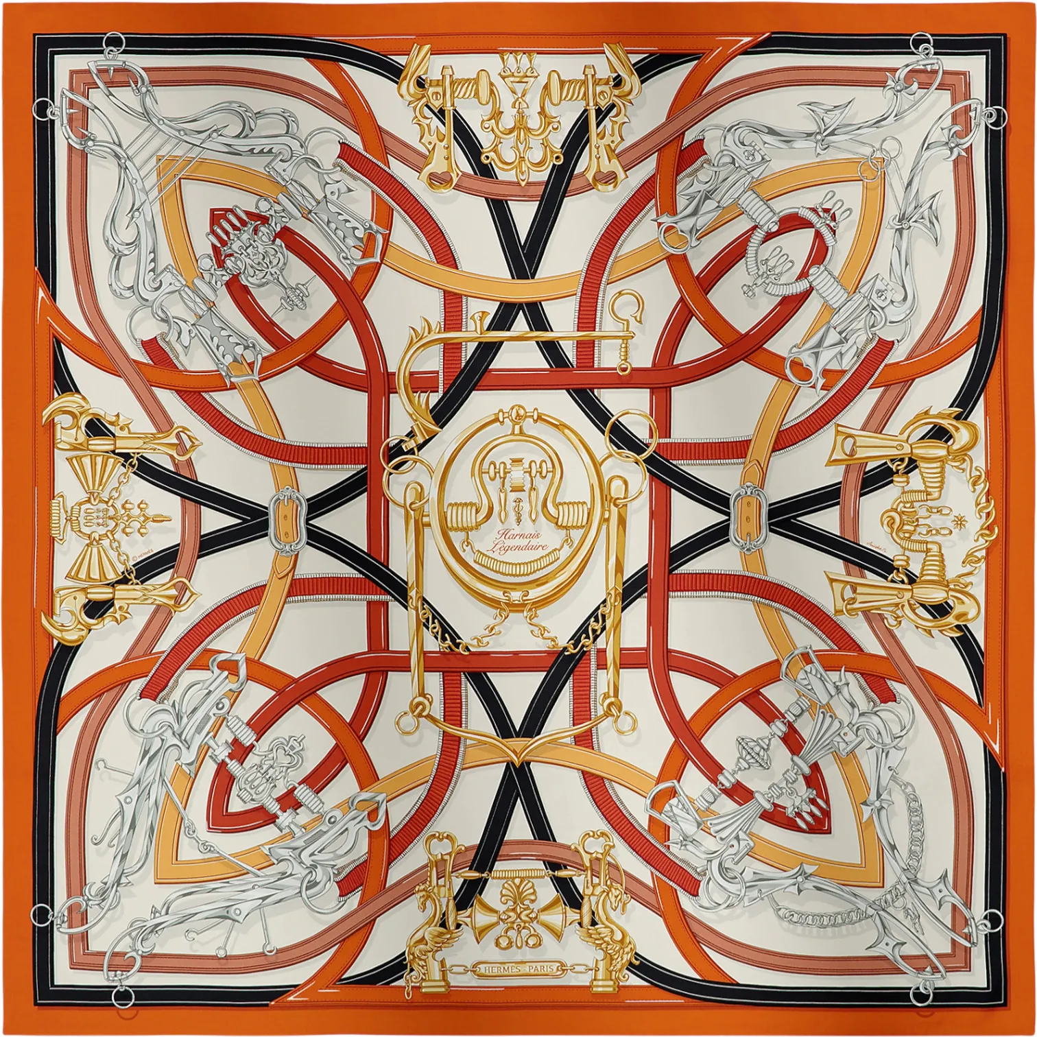 Платок HERMES (90Х90 см)
