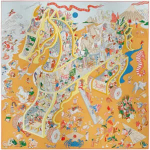 Платок HERMES (90Х90 см)