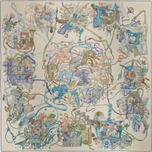 Платок HERMES (90Х90 см)