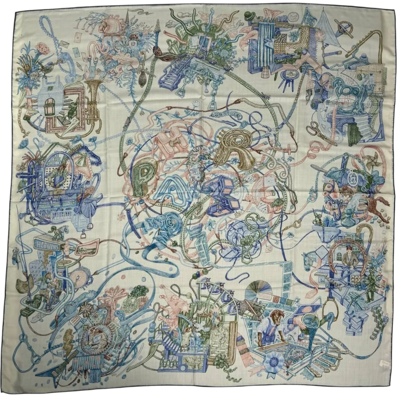 Платок HERMES (90Х90 см)
