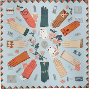 Платок HERMES (90Х90 см)