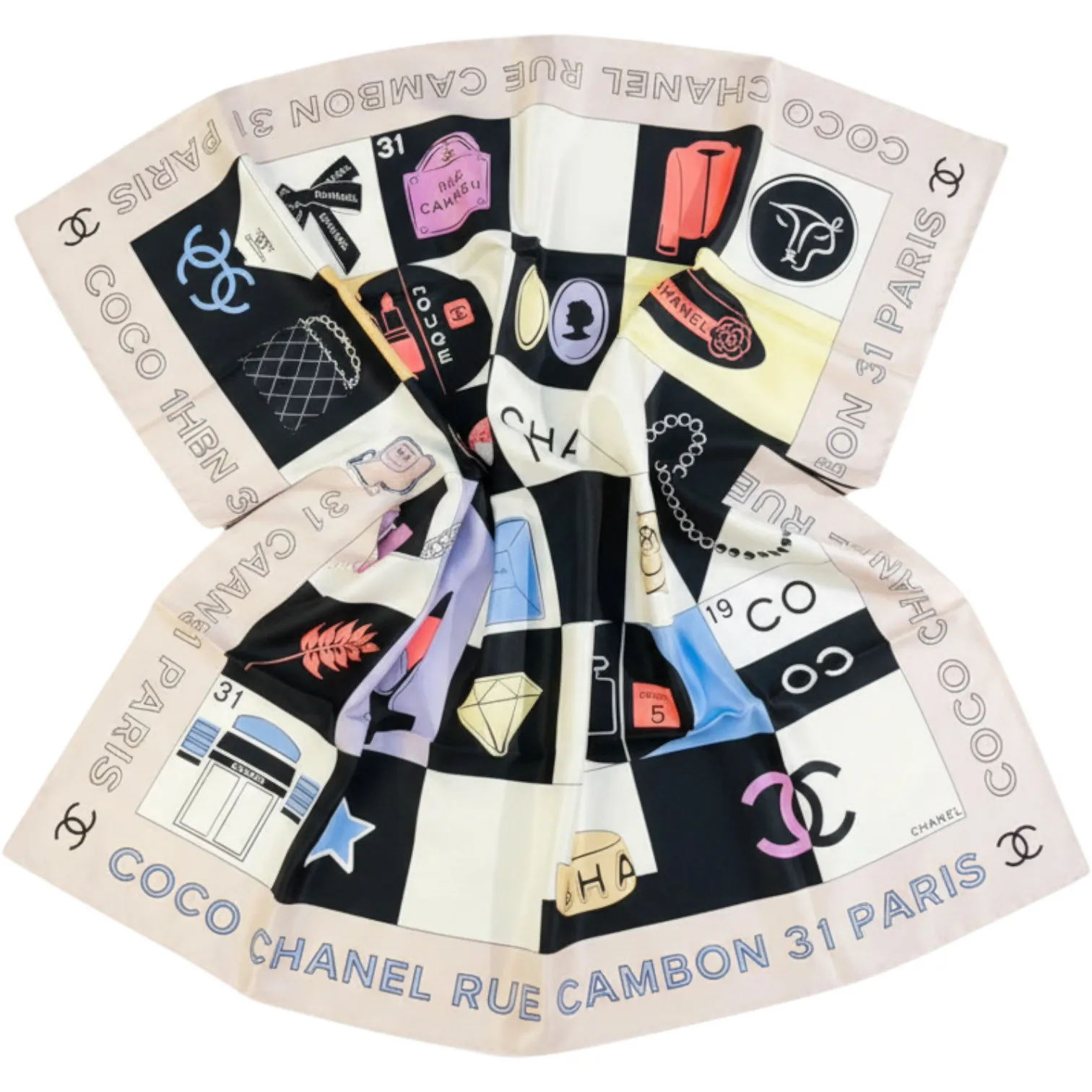 Платок CHANEL (90Х90 см)