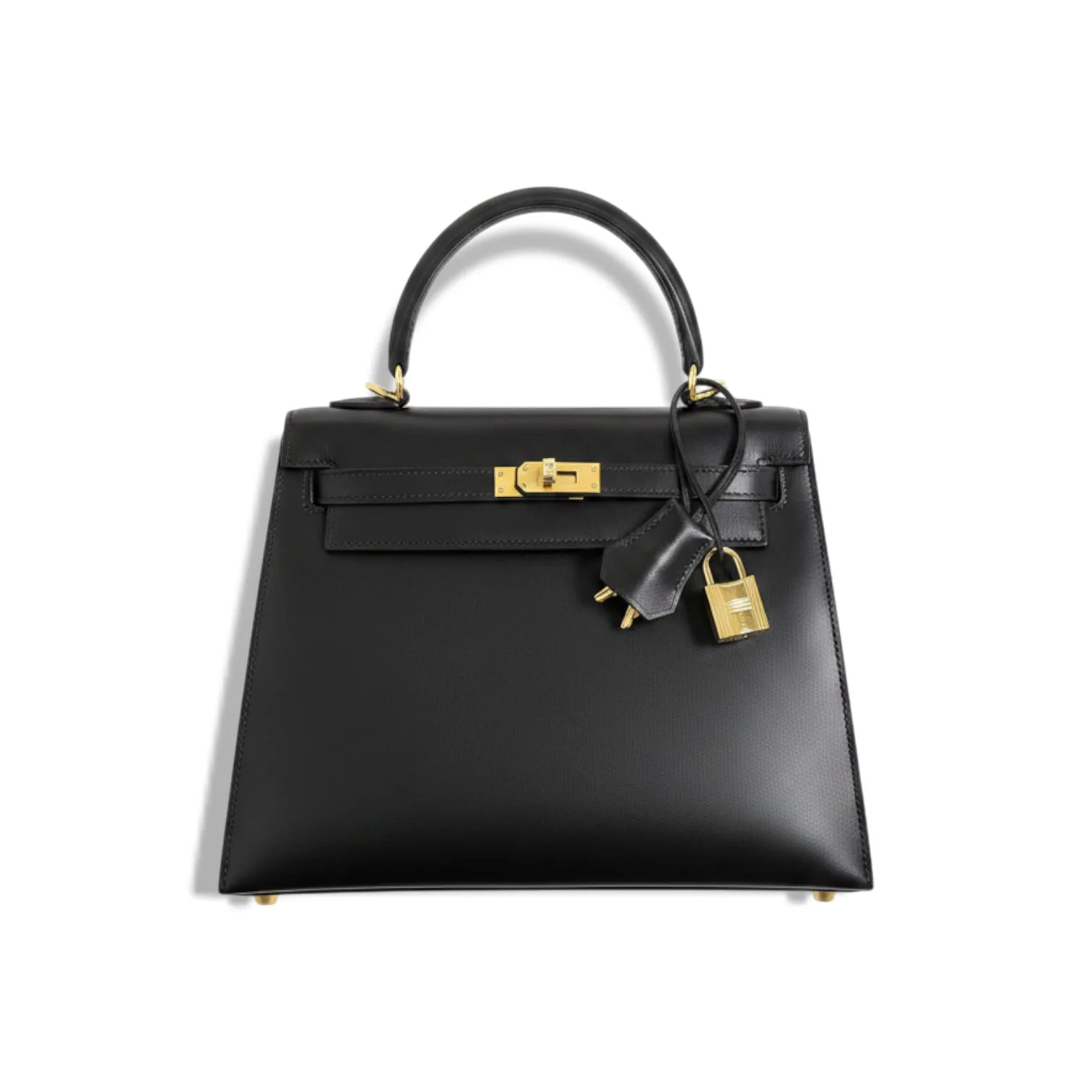 Сумка HERMES Kelly Sellier Box Black (25 см)