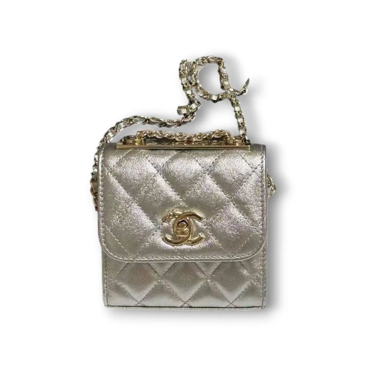 Сумочка CHANEL Micro Trendy CC Clutch with Chain (11 см)