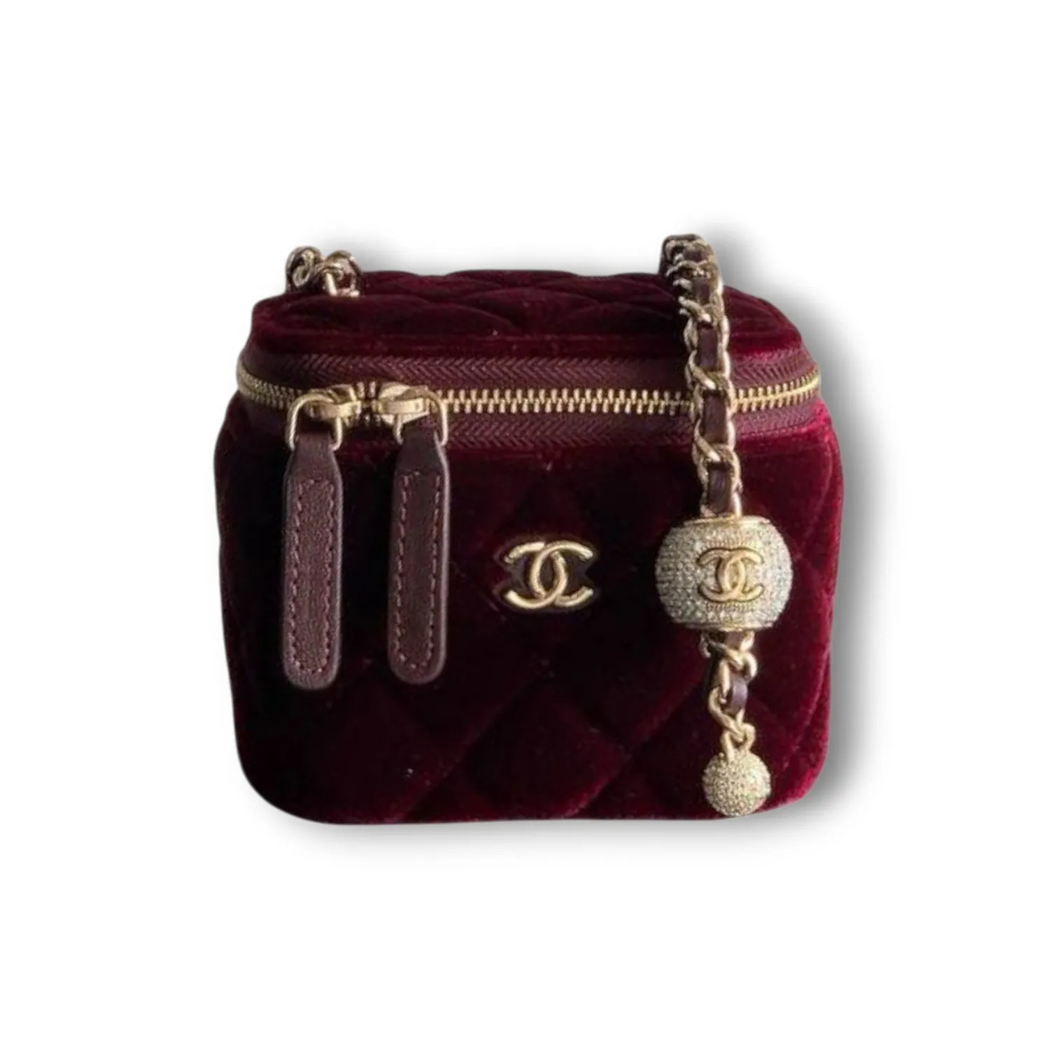 Клатч CHANEL Pearl Crush Small Vanity Case with Chain (12 см)