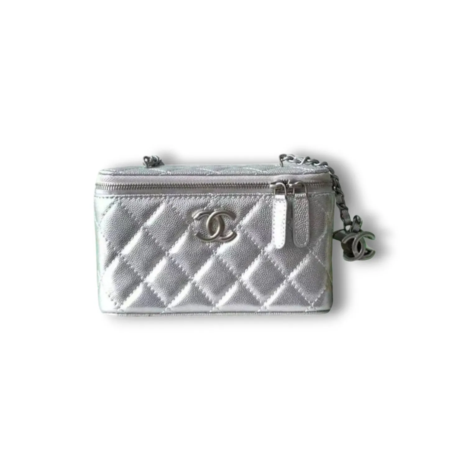 Клатч CHANEL Rectangular Vanity Case with Chain & Heart Charm (17 см)
