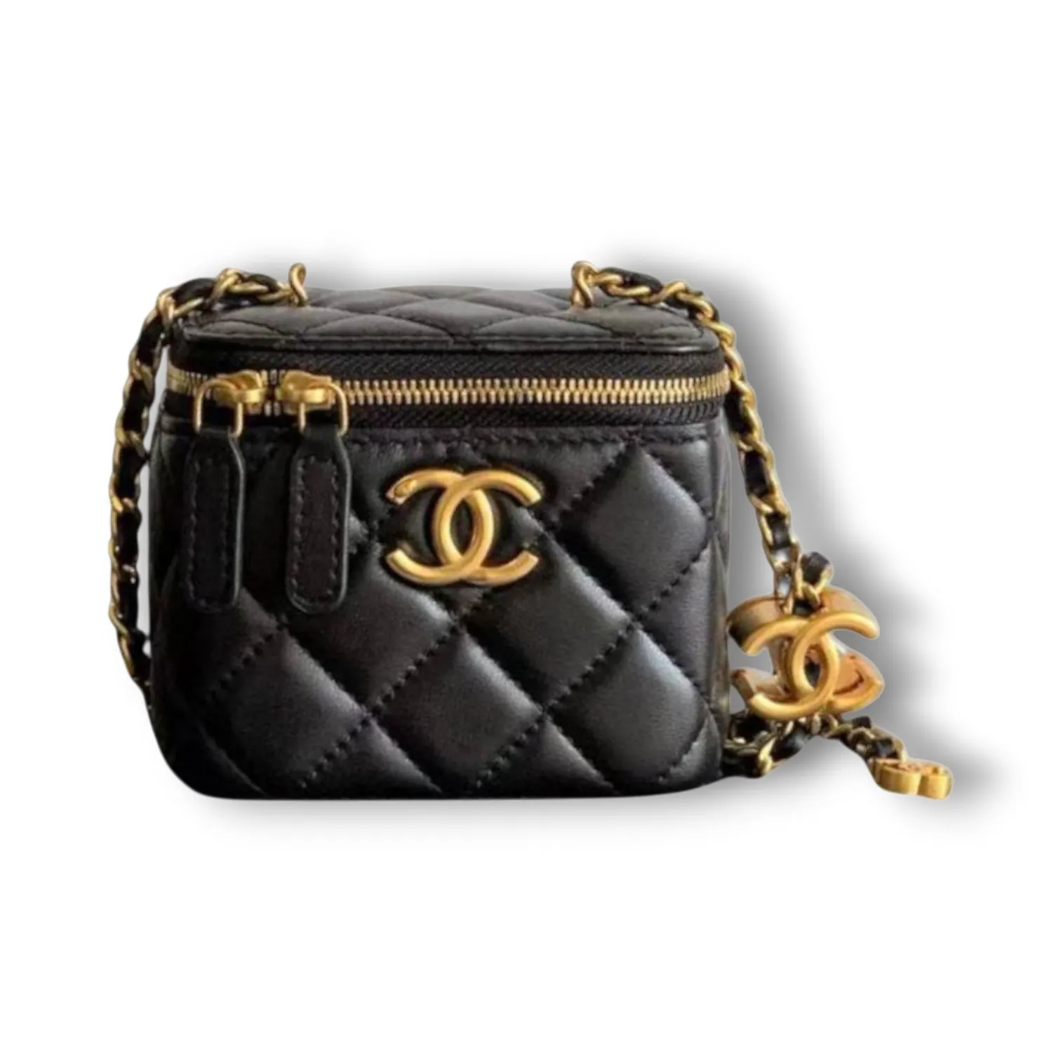 Клатч CHANEL Small Vanity Case with Chain & Heart Charm (12 см)