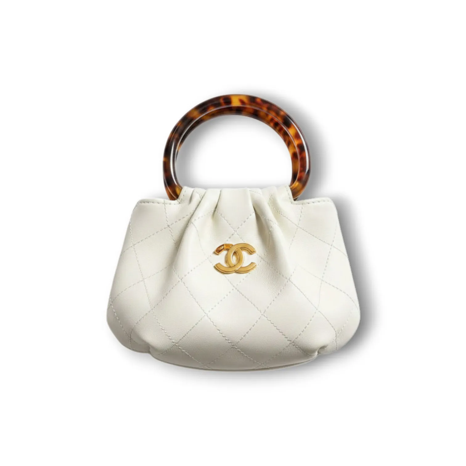Сумочка CHANEL Tortoise Shell Handle Pouch (12 см)