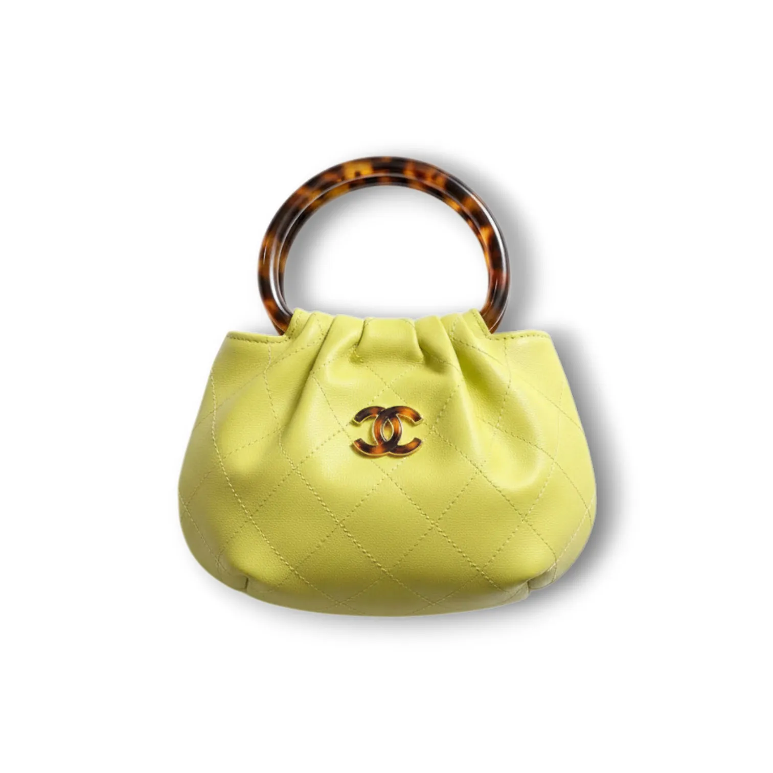 Сумочка CHANEL Tortoise Shell Handle Pouch (12 см)