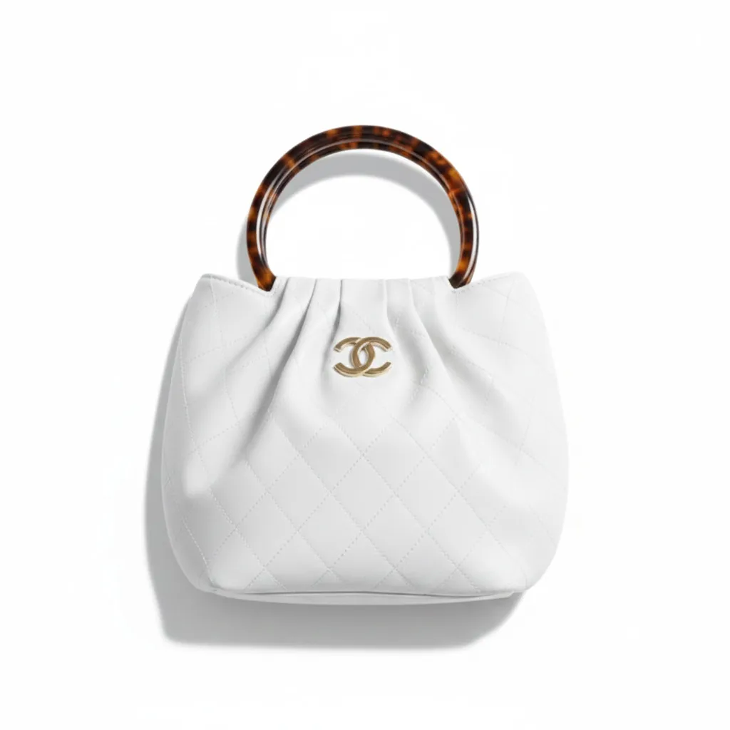 Сумка CHANEL Tortoise Shell Handle Pouch (25 см)