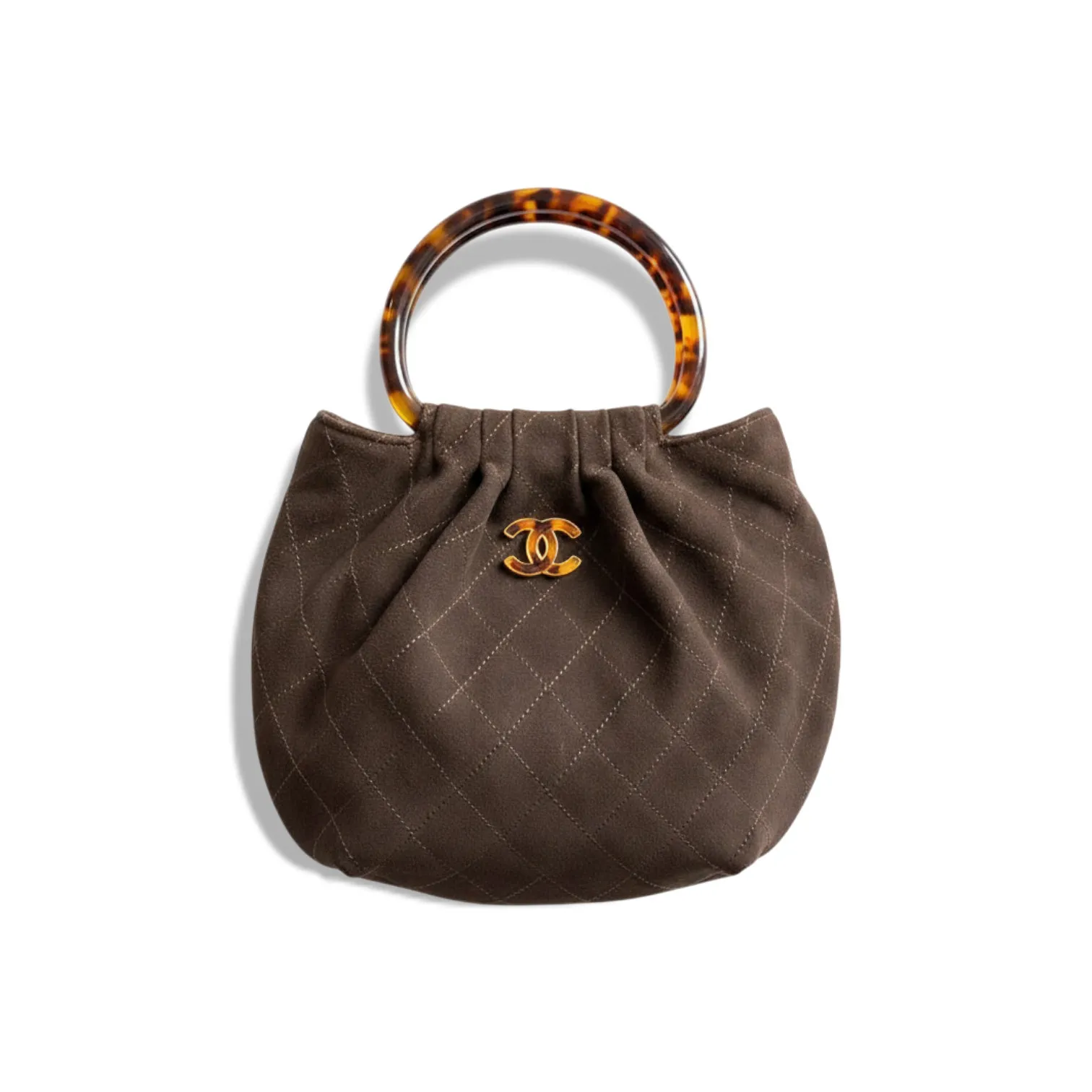 Сумка CHANEL Tortoise Shell Handle Pouch (25 см)