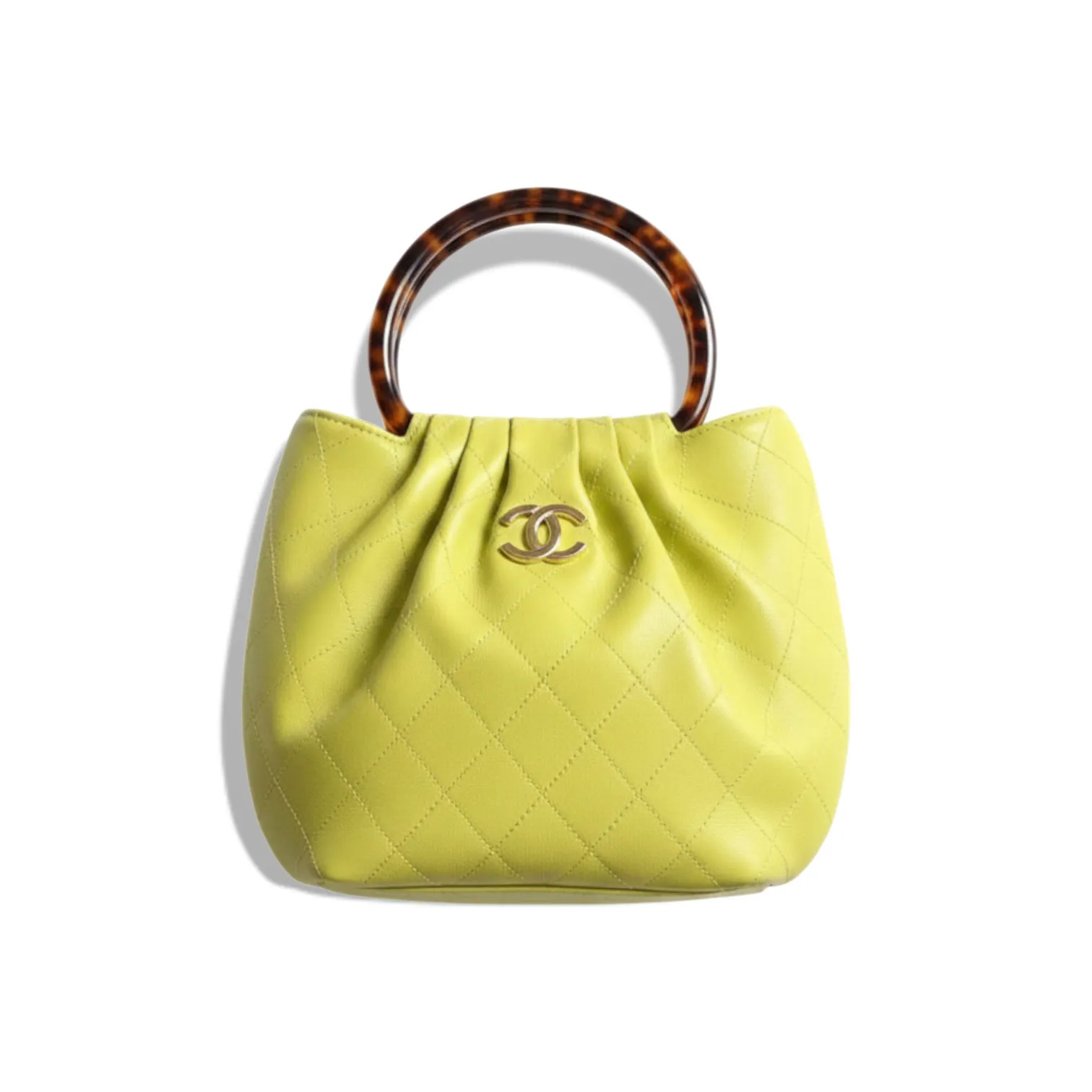 Сумка CHANEL Tortoise Shell Handle Pouch (25 см)