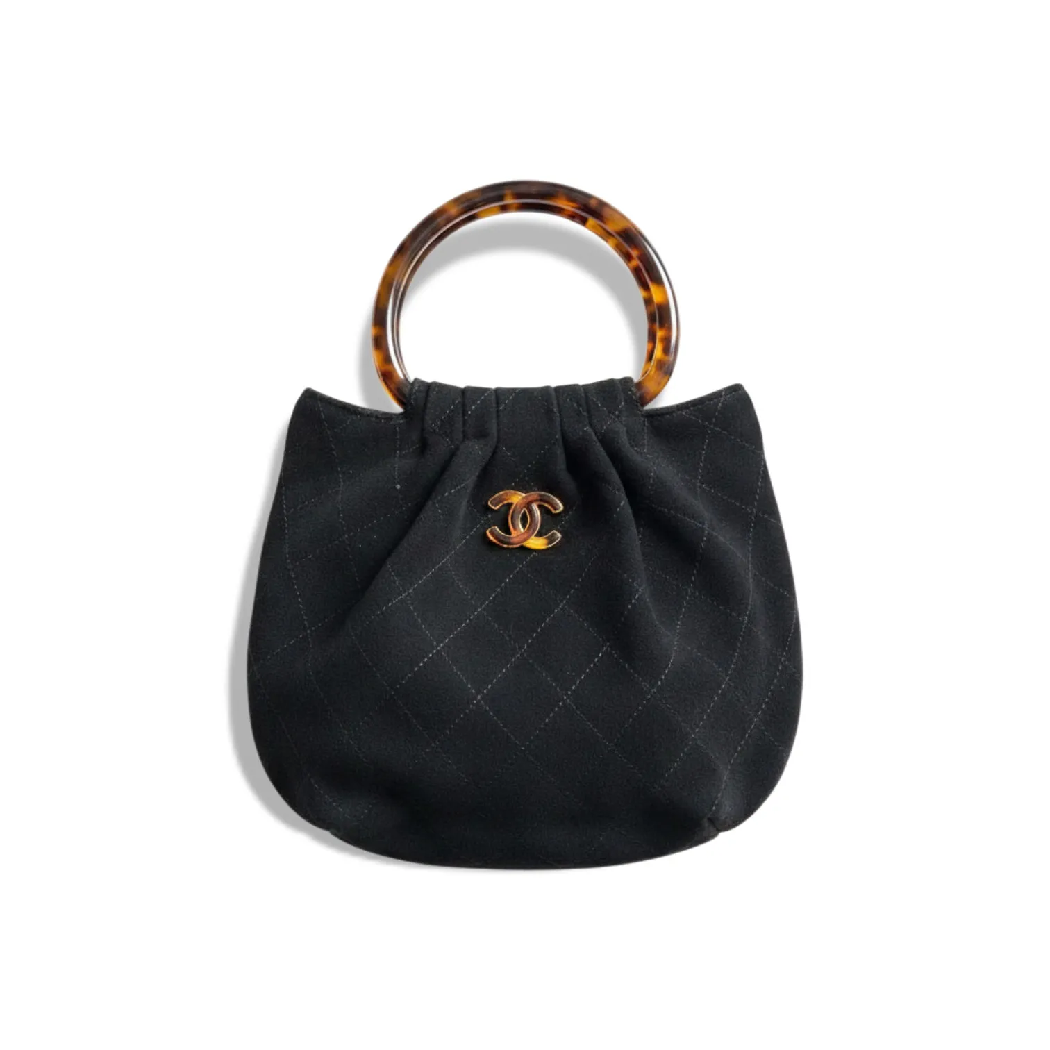 Сумка CHANEL Tortoise Shell Handle Pouch (25 см)
