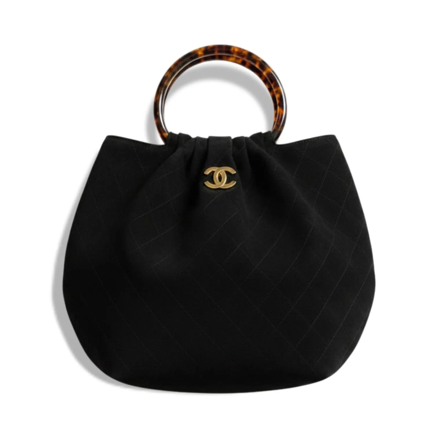 Сумка CHANEL Tortoise Shell Handle Pouch (36 см)