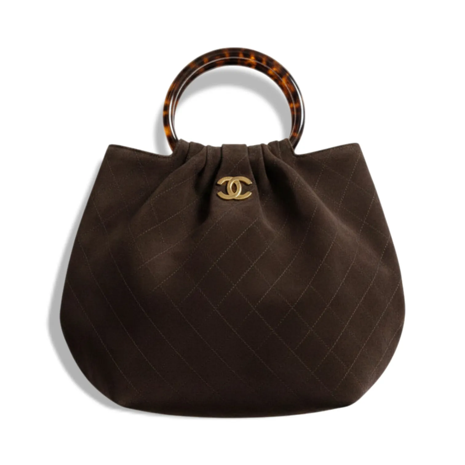 Сумка CHANEL Tortoise Shell Handle Pouch (36 см)