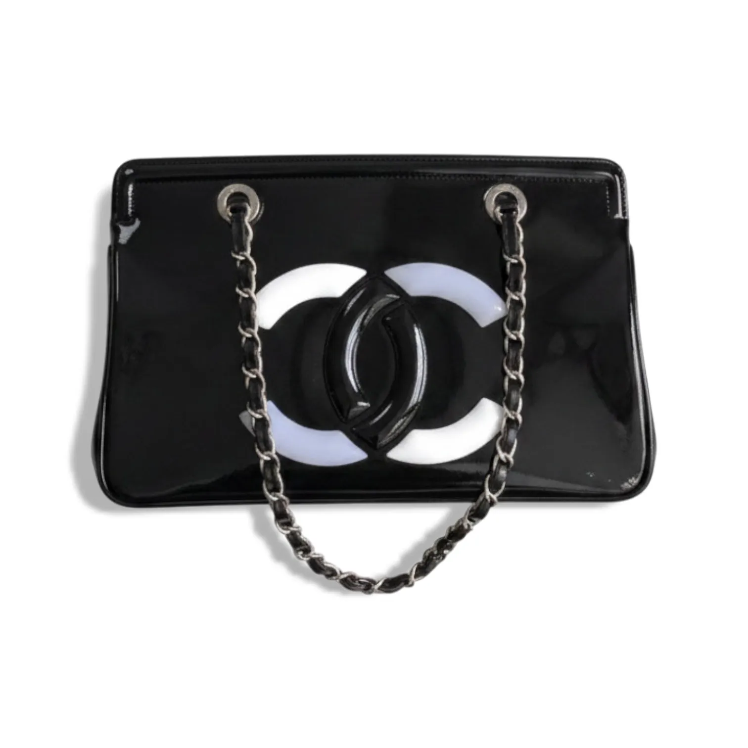 Сумка CHANEL Vinyl Window Flap (32 см)