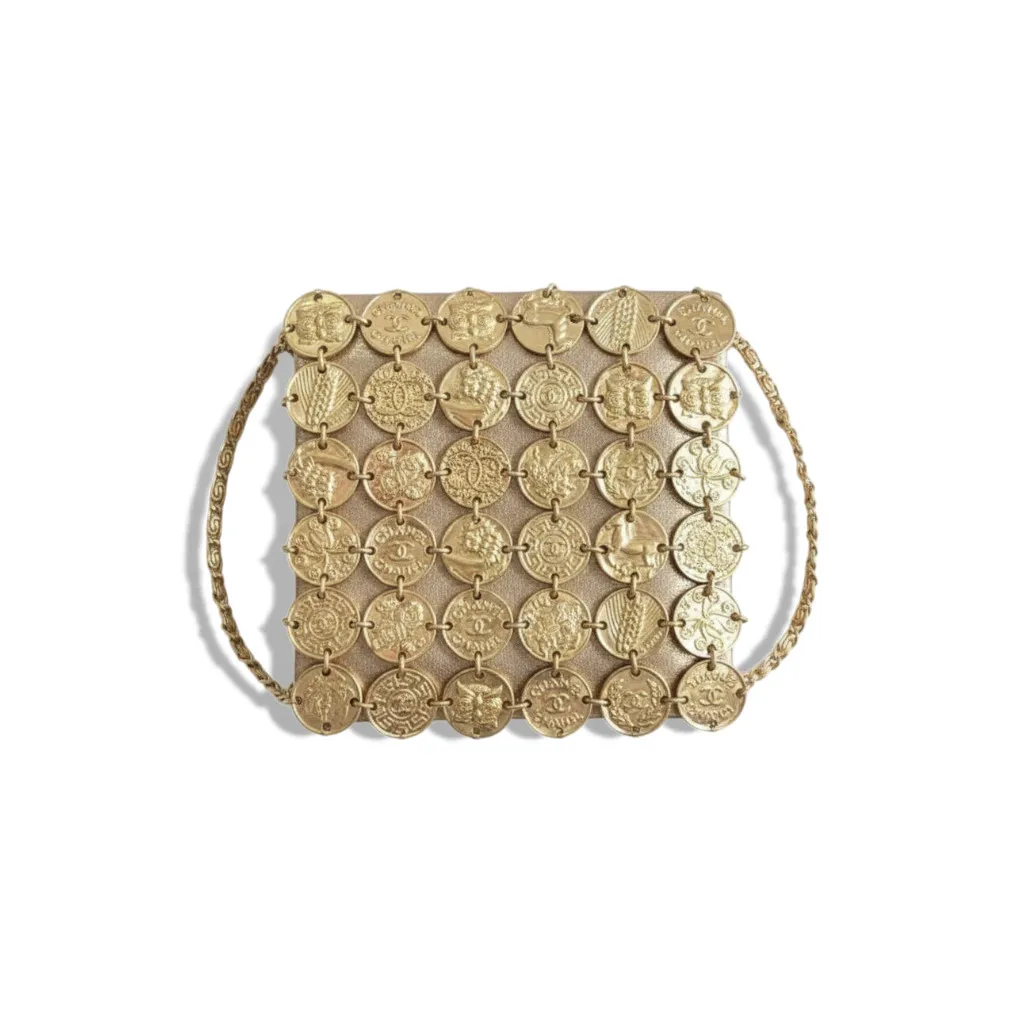 Сумочка CHANEL Gold Artemis Metal Coin Evening (17 см)