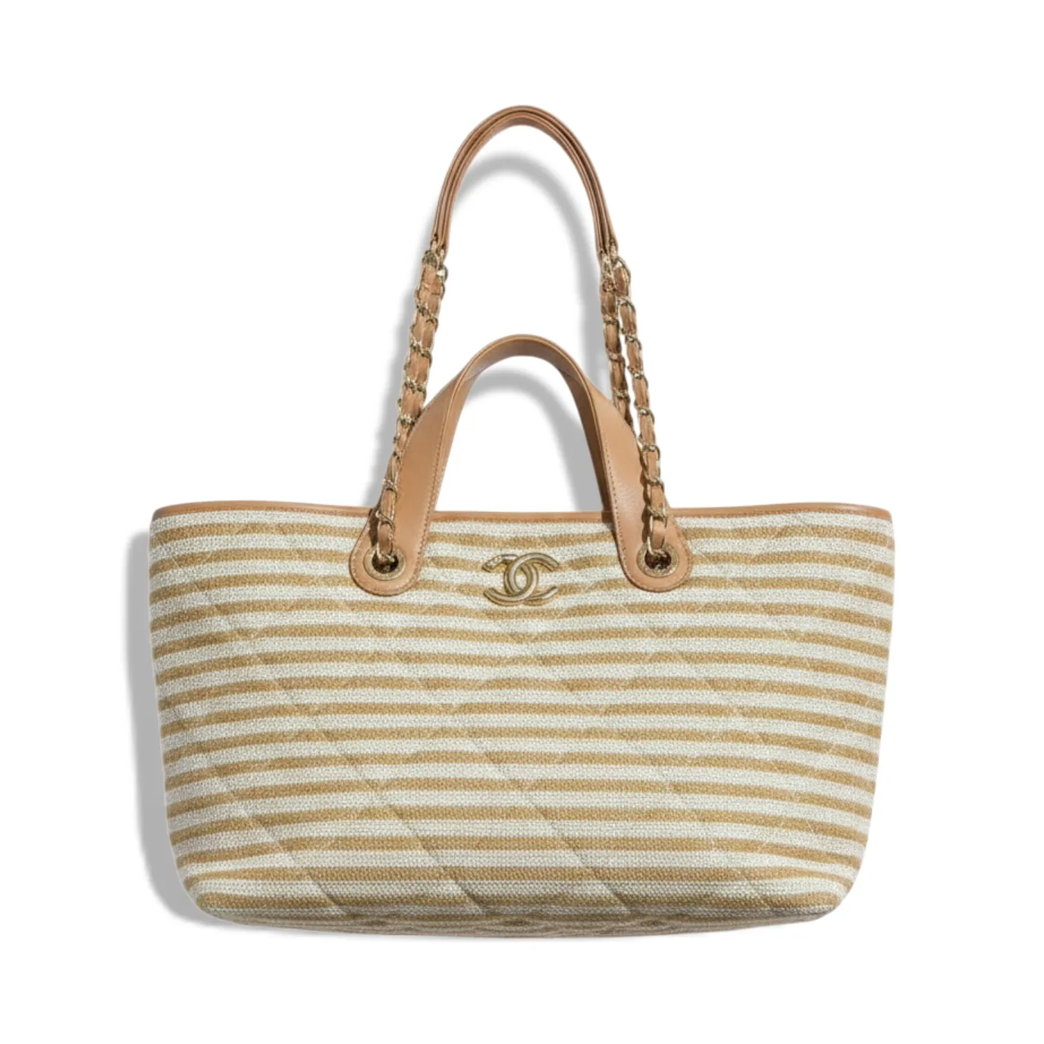 Сумка CHANEL Striped Canvas Shopping (30 см)