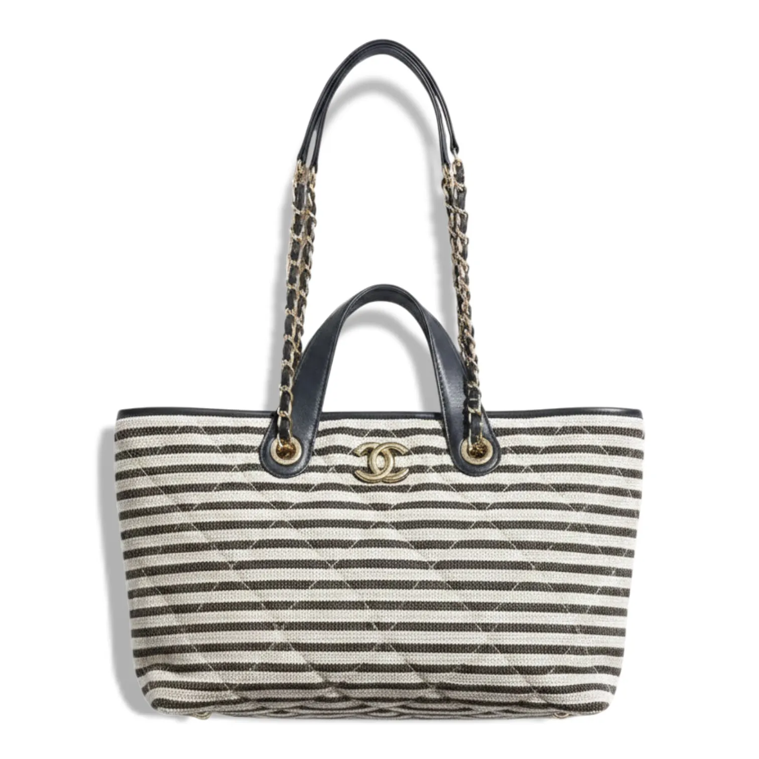 Сумка CHANEL Striped Canvas Shopping (30 см)