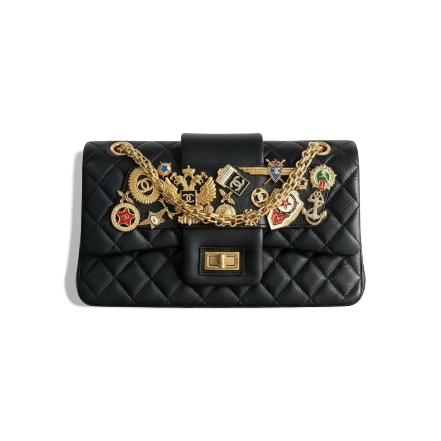 Сумка CHANEL Paris-Moscou Romanov Charms 2.55 Reissue Double Flap (24 см)