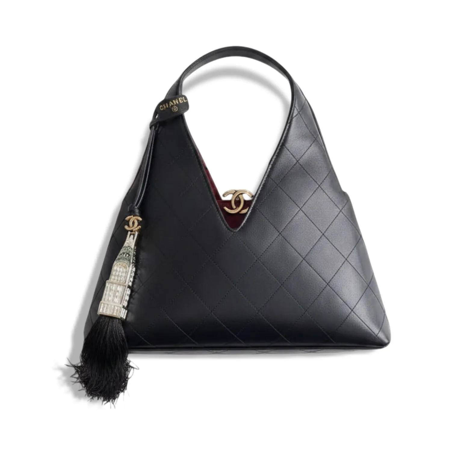 Сумка CHANEL Paris-Moscou Spire Leather Hobo (35 см)
