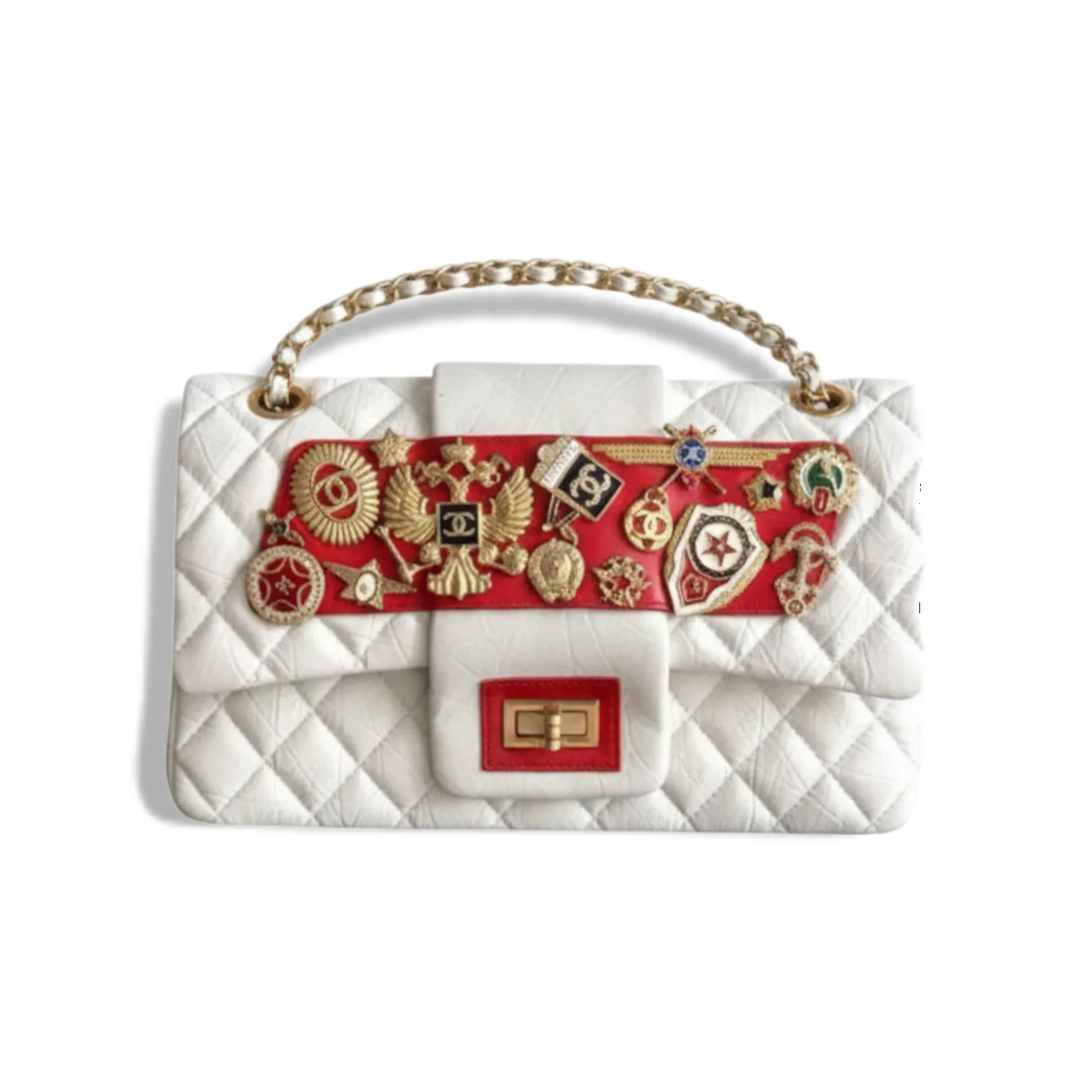 Сумка CHANEL Paris-Moscou Romanov Charms 2.55 Reissue Double Flap (24 см)