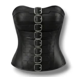 Кожаный корсет BALMAIN
