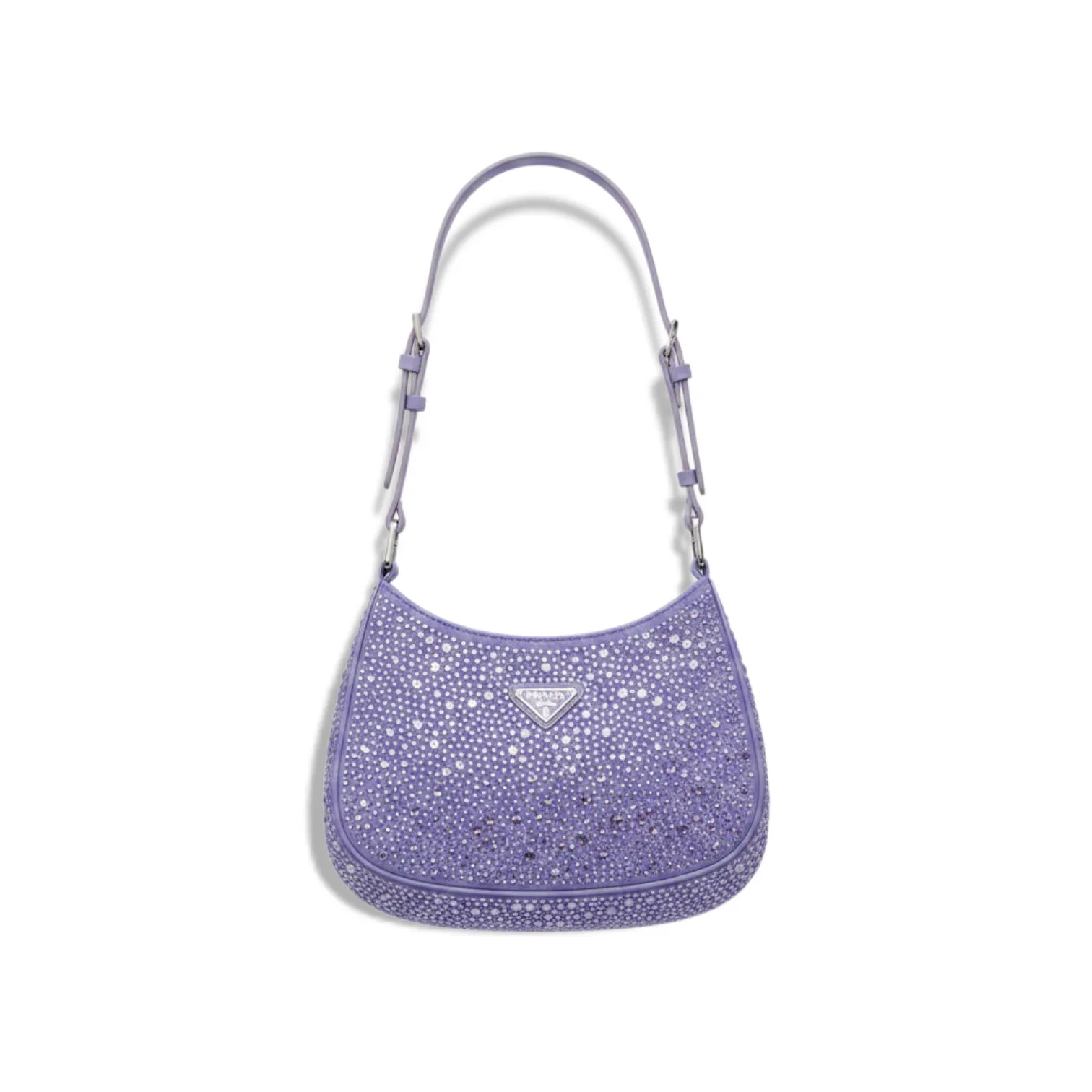 Сумка PRADA Arqué Satin Bag with Crystals (22 см)