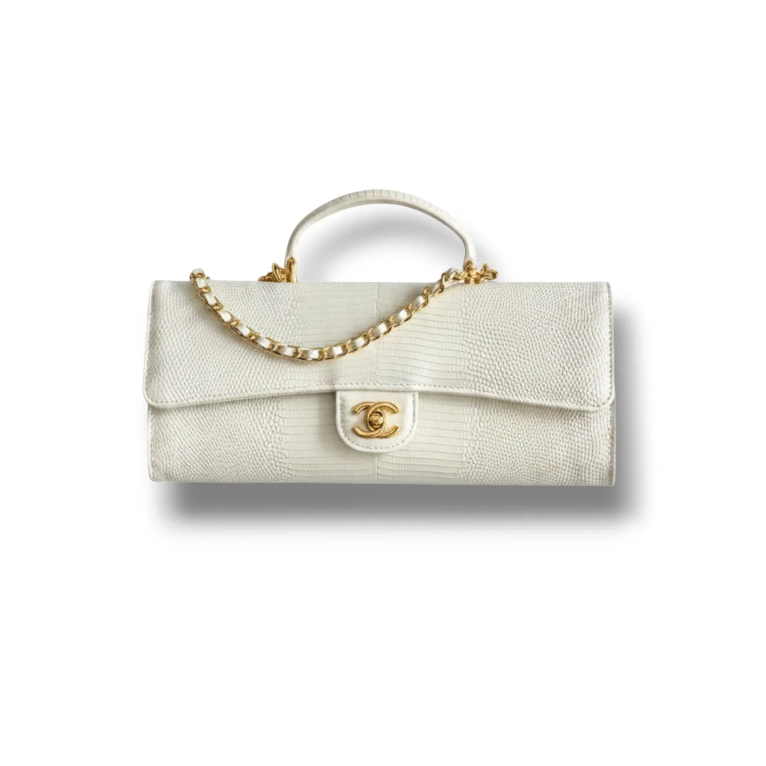 Сумка CHANEL Lizard Embossed Long Top Handle Clutch (25 см)