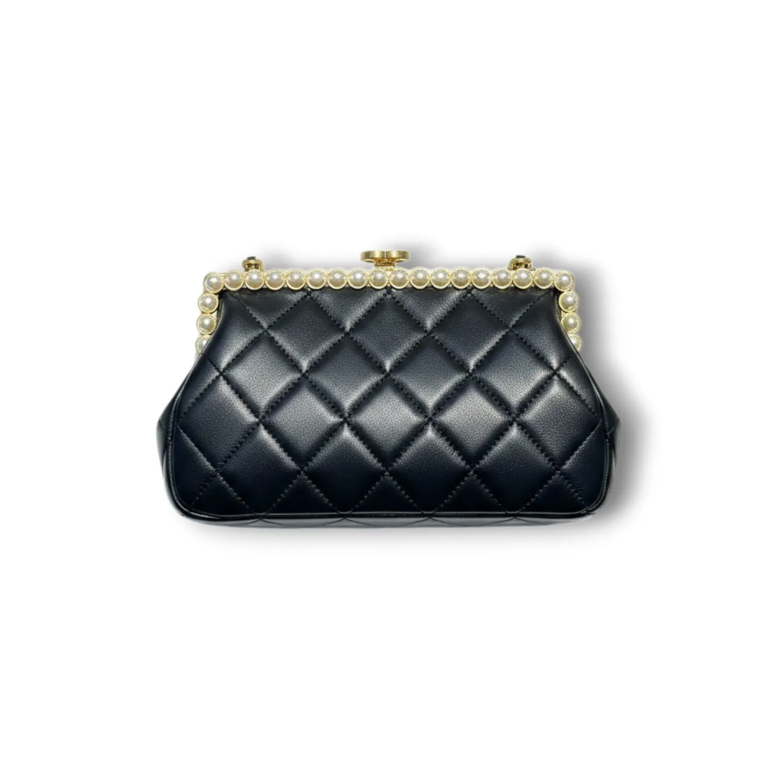 Клатч CHANEL Pearl Kiss Lock Evening Frame (22 см)